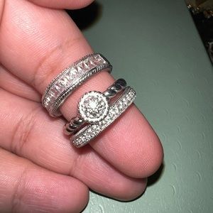 Judith Ripka ring lot. Includes 3 rings size 9. Price is for all 3